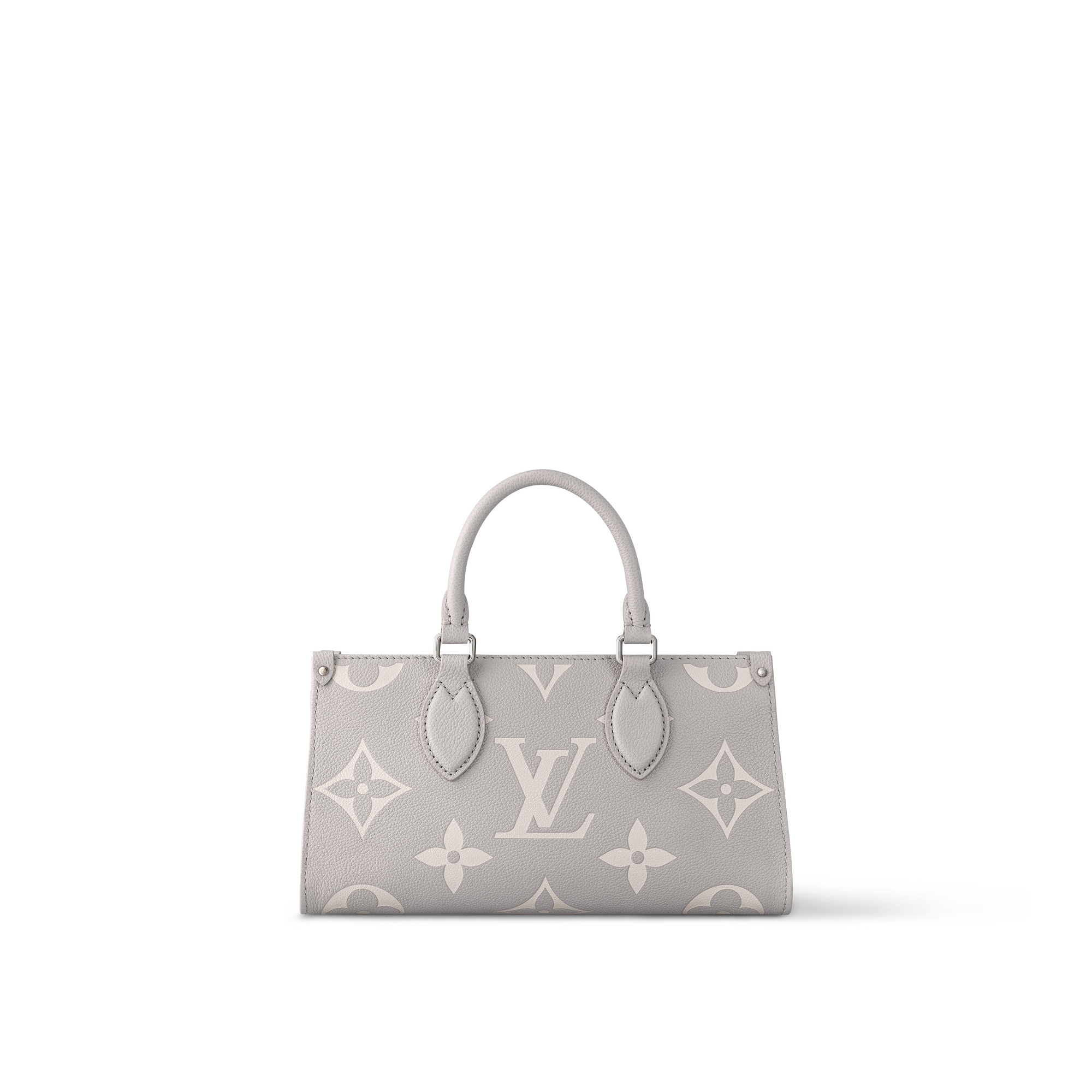 LOUIS VUITTON ロゴポーチ ホワイト/ブラック OnTheGo East West Bicolour Monogram Empreinte Leather